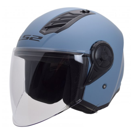 Kask otwarty Jet LS2 Airflow II Misty Blue
